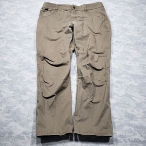 Kuhl Pants Mens 38x30 Brown Ryder Stretch Outdoors Italian Snap